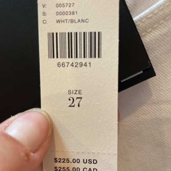 Paige High rise laurel canyon boot cut white jeans - Picture 4 of 4